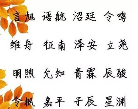 楷 名字|带楷字的男孩名字大全集